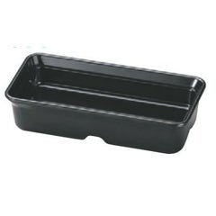 メラミン角二小鉢黒/樹脂製