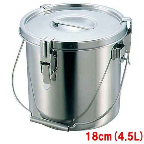 クローバー モリブデン パッキン寸胴鍋 18cm 吊付