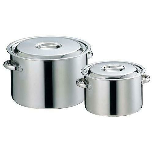 EBM モリブデン 半寸胴鍋(目盛付)51cm 手付