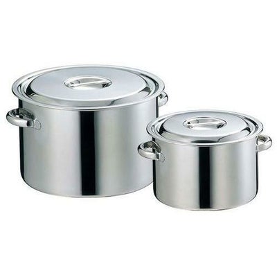 EBM モリブデン 半寸胴鍋(目盛付)51cm 手付