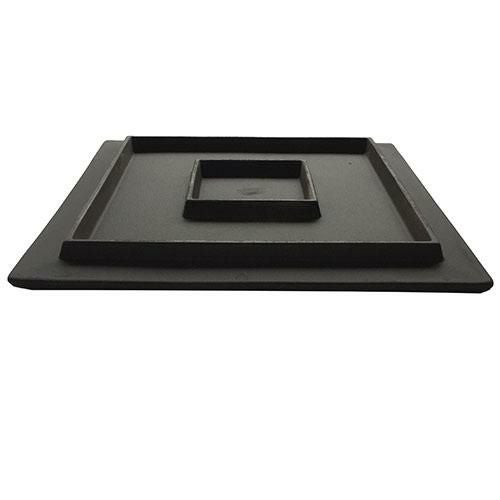 TB 炭化 石面角前菜皿