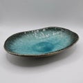 TB 均窯スカイブルー 和紙楕円皿