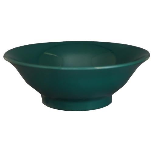 03770714 モスグリーン 7寸反高台丼 21.2×8.4cm