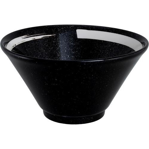 03980428 黒御影白刷毛 切立18cm深丼 18×9.2cm 容量:990cc