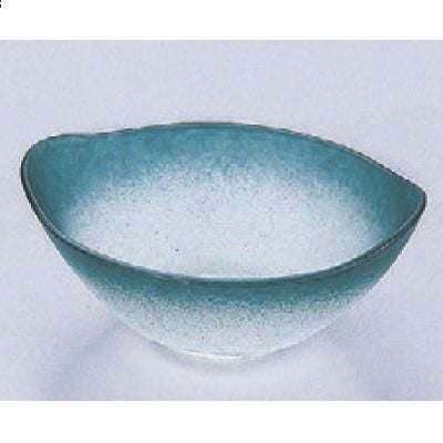 小鉢 舟型小鉢淡雪吹ダークブルー