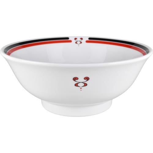 00790059 リムライン(赤) 丸反7寸丼 20.8×8.3cm 容量:1310cc