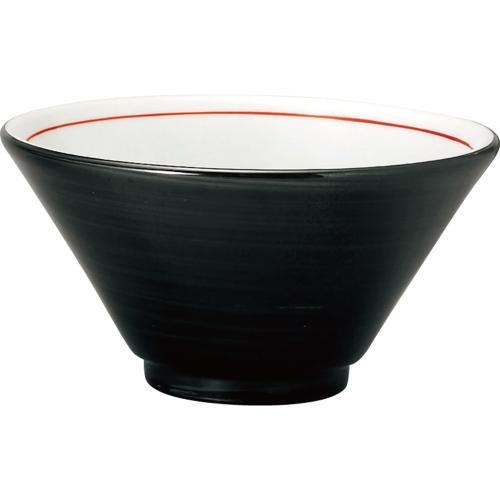 01850499 黒巻 切立12cm深丼 12.2×7cm 容量:350cc