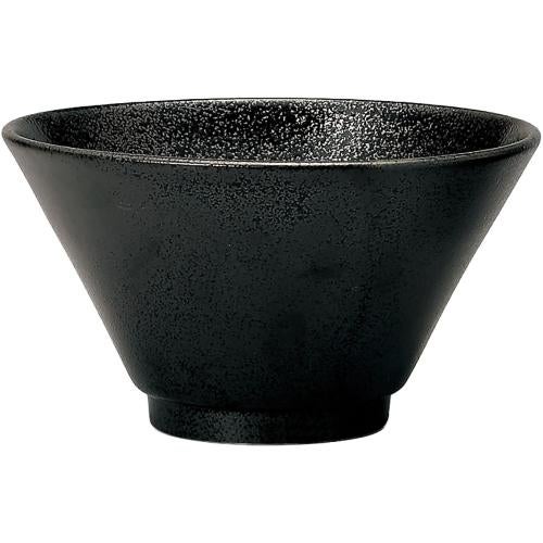 01860428 黒耀 切立18cm深丼 18×9.2cm 容量:990cc