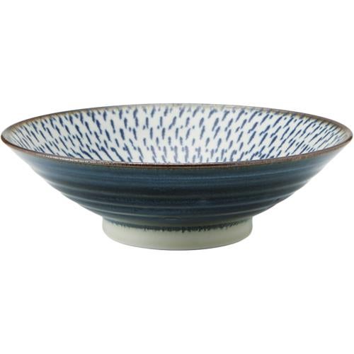 02510375 おふけとちりうず 8寸麺鉢 24.5×7.5cm