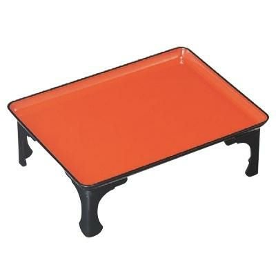 御膳 尺6寸長手足付膳 朱天黒 業務用食器/新品/小物送料対象商品 | 八