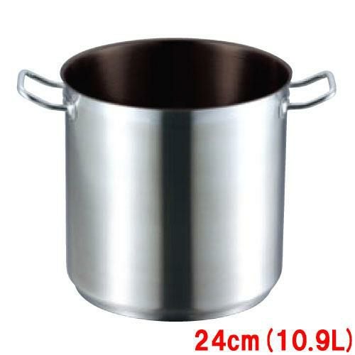 EBM 18-8 プロシェフIH 寸胴鍋 24cm 蓋無ノンスティック