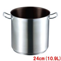 EBM 18-8 プロシェフIH 寸胴鍋 24cm 蓋無ノンスティック