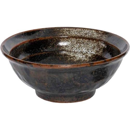 04540973 油滴結晶 6.8ラーメン 21.5×9cm 容量:1500cc