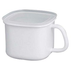 ホーロー  角型みそポット