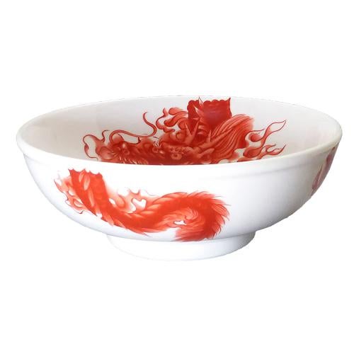 01521240 イングレーズ 昇龍(赤) 7寸玉丼(K) 22×7.7cm 容量:1435cc