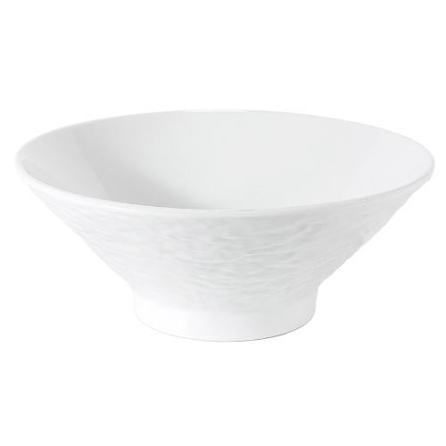 03471115 石目白 21cm 高台丼 21.4×9.1cm