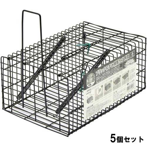 TAKAGIブラックねずみ捕獲カゴ 角型 小【5個セット】