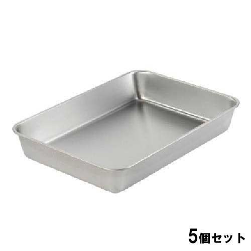 TAKAGI ステンレス 角バット つや消し 8枚取【5個セット】