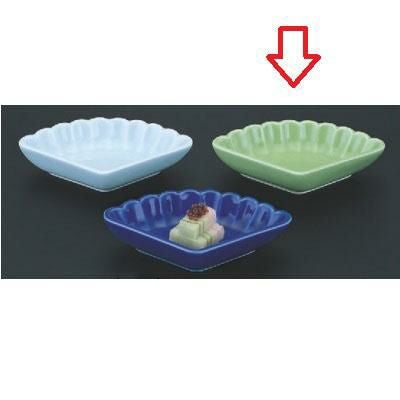 珍味 扇型鉢グリーン