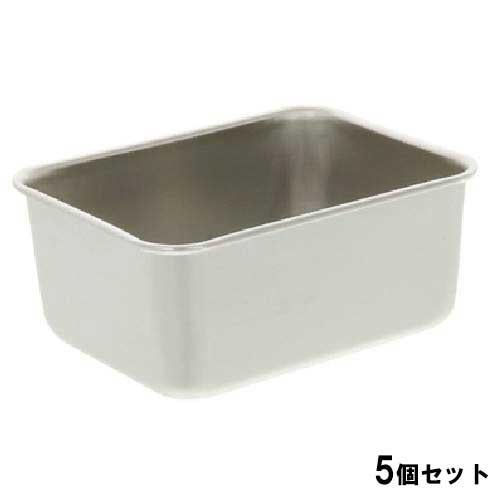 18-8ステンレス 深型組バット 0号【5個セット】