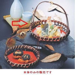 篭 (大)手付六ツ目篭本体
