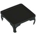 御膳 尺2寸胴張本膳 黒(猫足型)/小物送料対象商品