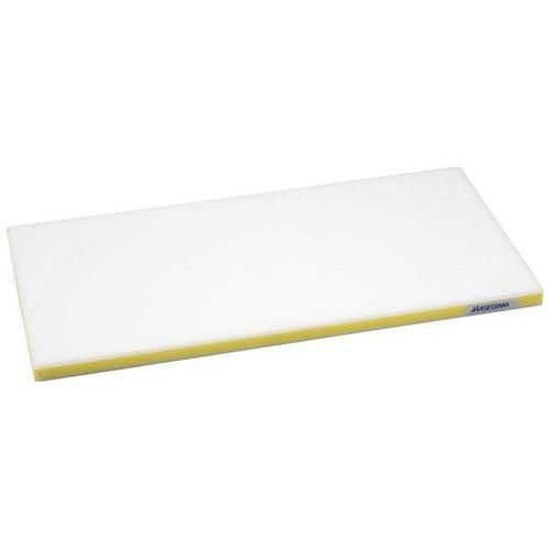ポリエチレンかるがるまな板SD/標準タイプ (両面シボ付) イエロー 幅500×奥行300×高さ20mm