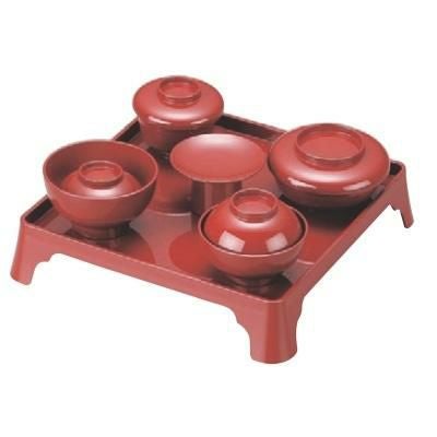 御膳 喰初膳セット 総朱(男の子用)