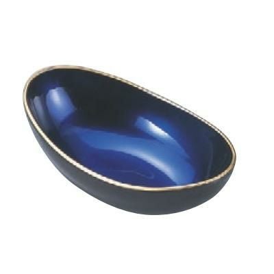 盛鉢 4寸貴船鉢 深海