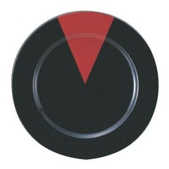 プレート 31φサービスプレート 黒/朱石目渕黒/洋食器/パーティ大皿