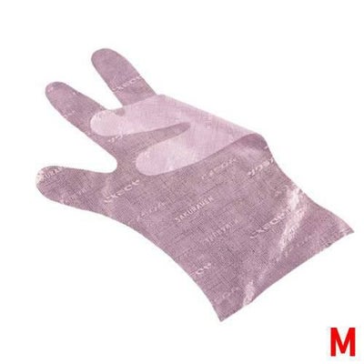 サクラメン手袋 デラックス(100枚入)M ピンク 35μ