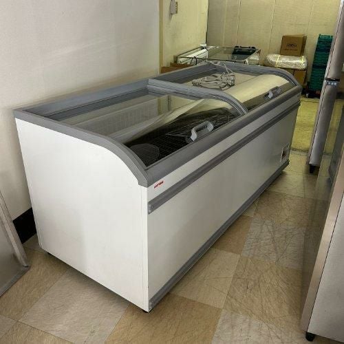 【業界最長1年保証】【中古】平型冷凍冷蔵切替ショーケース AHT SINGAPORE210(-)AD 幅2102×奥行853×高さ833 【送料別途見積】【鈴鹿店在庫】