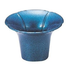 珍味 (大)朝顔珍味入れブルーパール