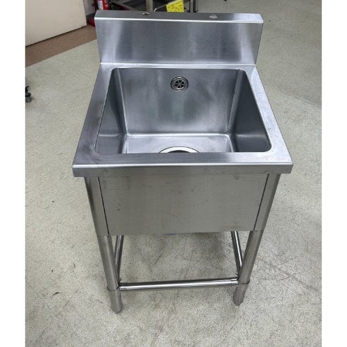 中古】一槽シンク 幅500×奥行500×高さ800 【送料別途見積】【業務用