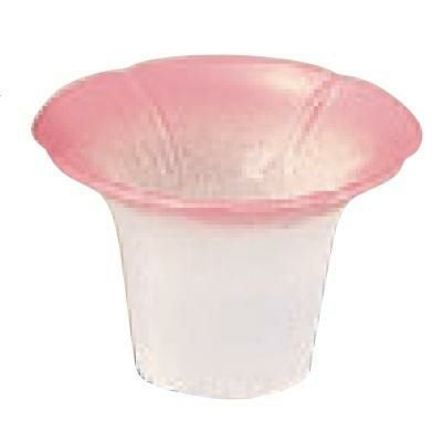 珍味 (小)朝顔珍味入れピンクぼかし