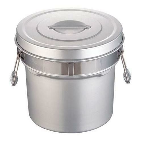 ふたあり　食缶　2個セット アルマイト 段付二重食缶 249-R /業務用/新品/送料無料 | 食缶 | 業務
