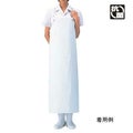 シャバルバ 前掛 胸付 674 L 白