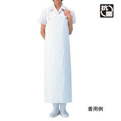 シャバルバ 前掛 胸付 674 L 白