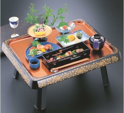 御膳 D.X百万石膳 金梨地渕唐草 新足 セット