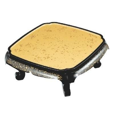 1-28-4 御膳 太閤膳 金色紙金箔 (盆のみ) 幅594×奥行594×高さ25(mm)