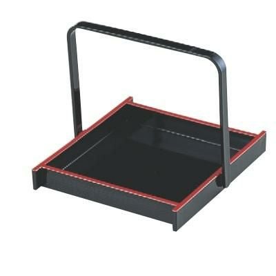 盛器 富士手提盛器黒天朱本体(折畳式)