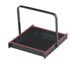 盛器 富士手提盛器黒天朱本体(折畳式)