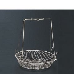 かご (大)手折丸手提籠シルバー