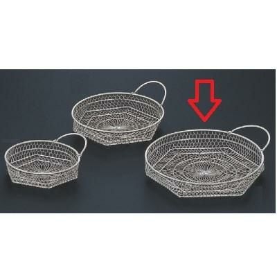 かご (大)片手丸籠シルバー