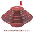 盛器  盃盛器朱天金(脚無)6寸  高さ49 直径:175
