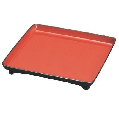 御膳 尺2寸角仁の膳 黒内朱天黒