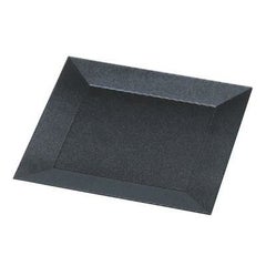 プレート 四方角皿 オーシャンパール渕黒/洋食器/パーティ大皿