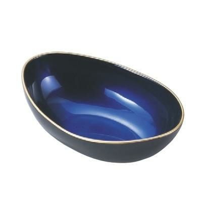 盛鉢 8寸貴船鉢 深海