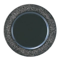 プレート 9.5寸サービスプレート 煌銀 SS塗/洋食器/パーティ大皿