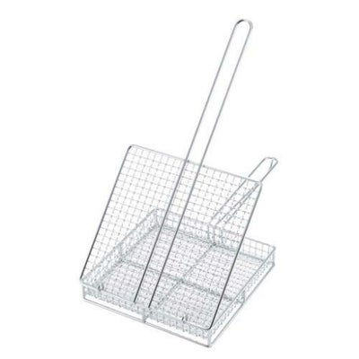 EBM 炭火やきとりカゴ(蓋付)(宮崎地鶏焼きアミ)